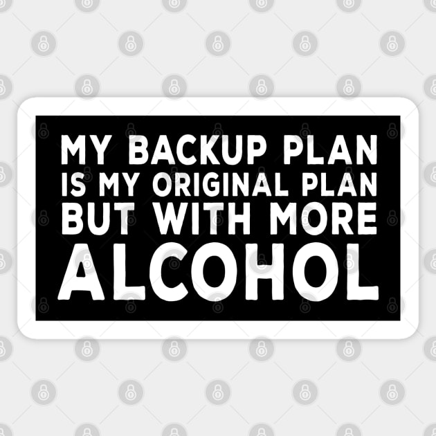 Alcohol Plan Sticker by DeesDeesigns